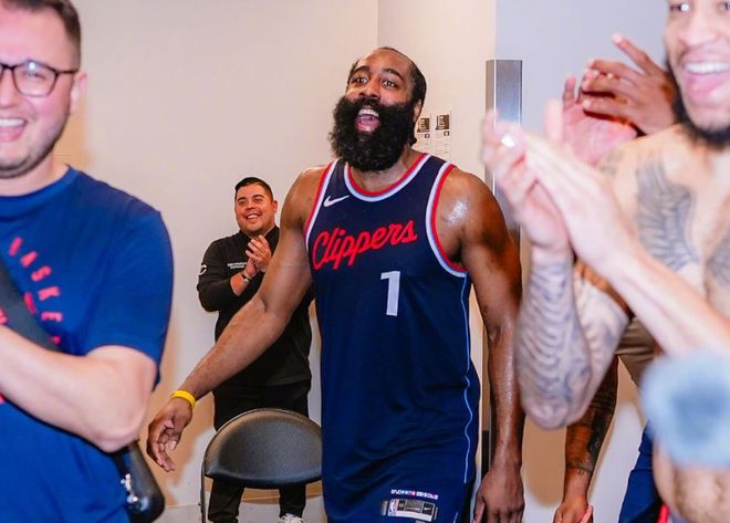 轟39分10助迎里程碑哈登強硬發(fā)聲！掘金藏隱患快船全力沖冠(圖3)