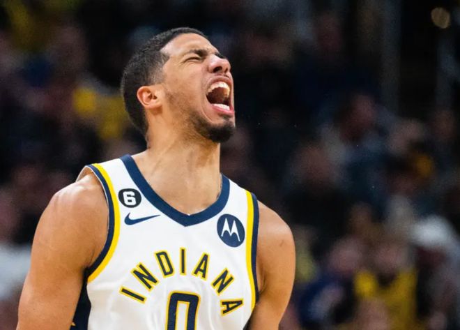 步行者G6淘汰尼克斯！西亞卡姆暴走哈利伯頓收割尼克斯替補拉(圖2)