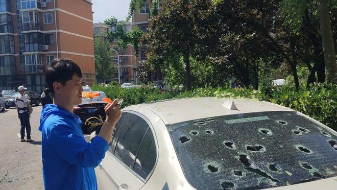 太平洋財險北京分公司迅速應對冰雹災害(圖2)